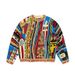 Reto New 9 Fashion National Winte Tend Autumn Casual Thick Knit 3D Digital Pint Men's Cew Neck Sweatshit_viptrois.com