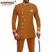 Men's clothing African men slim two piece set_viptrois.com