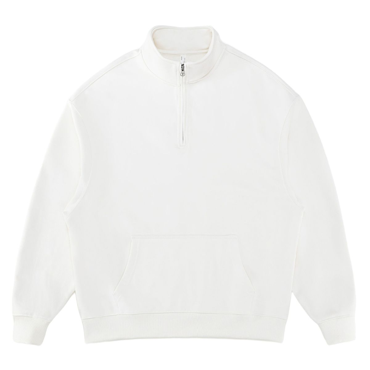 Loom 2025 Autumn Winter New 460G Stand Collar Half-Zip Pullover Heavyweight Large Terry European And American Men's Street_viptrois.com