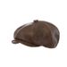 Parent Child Octagonal Newsboy Hat Children's Beret Hat Children's Hat Adult PU Leather Duckbill Cap Men And Women Forward Hat_viptrois.com