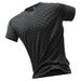 Men's Sports Short-Sleeved T-Shirt Thin Quick-Drying Clothes Men's Loose Plus Size Ice Silk Top Fitness Half-Sleeve_viptrois.com