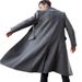 Loom Loom Cross-Border European And American New Style Foreign Trade British Long Trench Coat Men's Woolen Jacket_viptrois.com