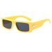 Men's Sunglasses Narrow Modern Fashion Sunglasses Shooting Net Red Anti Ultraviolet Square Sunglasses_viptrois.com