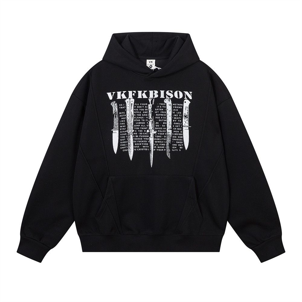American Style Printed Letter Loose Long Sleeve Autumn Winter Men's Vibe Street Fashion Pullover Casual Hoodie_viptrois.com