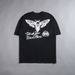 Men's Clothing Pure Cotton Heavyweight Round Neck Short Sleeved T Shirt_viptrois.com