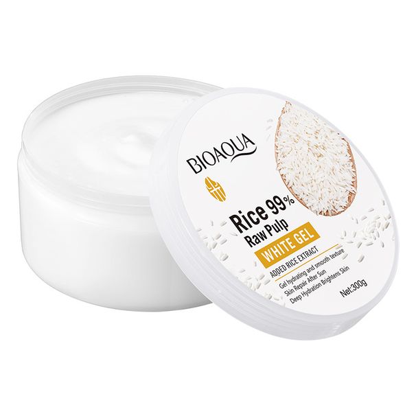 BIOAOUA Rice Puree Gel 300g Moisturizing And Hydrating Acne Gel Gentle Oil Control Gel_viptrois.com