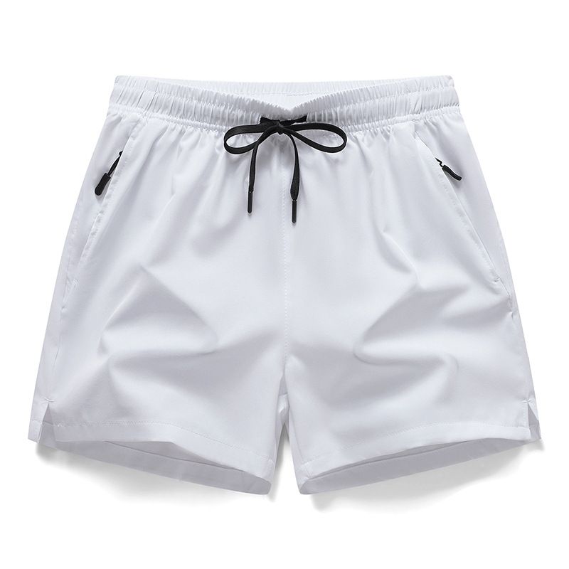 Men's Casual Running Shorts Summer Trendy Slightly Elastic Fitness Pants_viptrois.com
