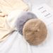 Autumn Winter Korean Style Trendy British Solid Color Painter Hat Knitted Ins Rabbit Fur Beret For Women_viptrois.com