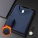 Thickened Sweater Middle-aged Men's Winter Solid Color Simple Inner Warm T-shirt Casual Versatile Bottoming Top_viptrois.com