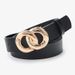 2024 Spring Hong Kong Fashion Chain Buckle Women's Belt Button Decoration Jeans Dress Women's Solid Color Simple Versatile Belt_viptrois.com