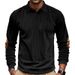 Cross-border Hot Selling American Men's Spring And Autumn Corduroy Retro Loose Casual Outdoor Long Sleeve Patch Base Shirt_viptrois.com