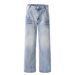 Men's Vintage Washed Jeans – Relaxed Straight Fit Denim Pants With Classic Five-Pocket Design (S-XXXL)_viptrois.com