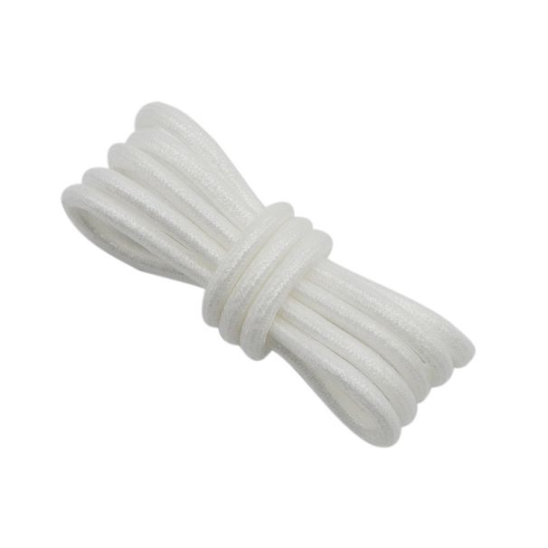 Shoe Accessories 4.5mm shiny round solid color metal wire shoelaces suitable for men and women's casual shoes sports Martin boots_viptrois.com