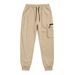 Men's Clothing Men's Plus Size Heavyweight Terry Cloth Trousers Autumn Winter Casual Workwear Sportswear Trendy Drawstring Multi Pocket_viptrois.com