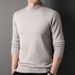 Pure Huifanna Autumn Winter New Style Fine Half Turtleneck Men's Knitted Sweater Middle-aged And Young People Inner_viptrois.com