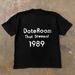 American Retro Trend Letter Printing Short-sleeved T-shirt Men's Casual Loose Round Neck Versatile Cotton Half-sleeved Top Summer_viptrois.com