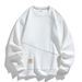 Men’s Oversized Drop Shoulder Sweatshirt – Minimalist Crewneck Pullover (M-5XL, Wrinkle-Resistant Cotton Blend)_viptrois.com