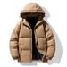 Winter New Korean Style Hooded Jacket Thickened Warm Trendy Cotton Coat Men's Outerwear_viptrois.com