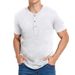 2022 Summer Clothing Cross-border Men's Short-sleeved T-shirt European And American Men's Henry Shirt Foreign Trade T-shirt T-shirt Wholesale_viptrois.com