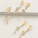 Stylish Rhinestone Snake-shaped Hair Rings, Open Metal Hair Clips For Hot Girl Photo Shoots & Braiding_viptrois.com