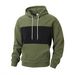 Men's Fashion Color Block Hooded Sweatshirt | Autumn Winter Casual Pullover | Trendy Streetwear For Men | Lightweight & Comfortable_viptrois.com