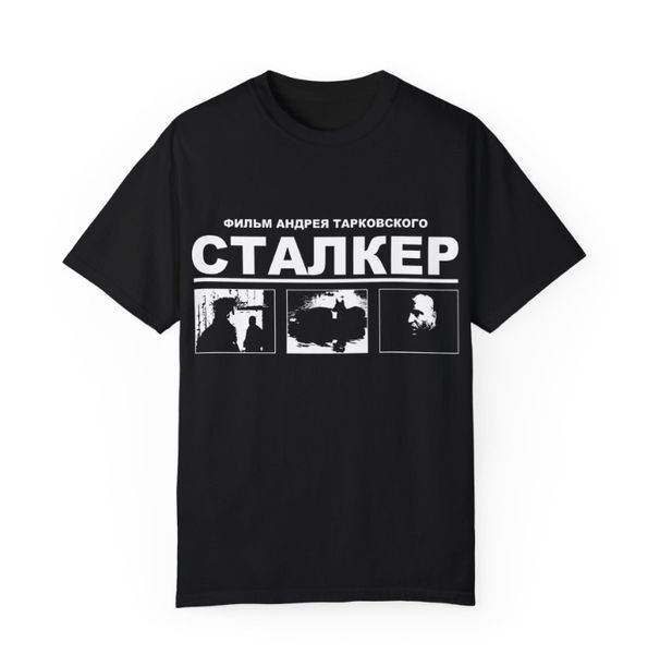Solaris 1972 Tarkovsky Tee – Soviet Sci-Fi Cinema Shirt, Double Sided Print_viptrois.com