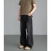 Men's Jeans Cross Border High Quality Vintage Washed Distressed Straight Loose Jeans Brand Autumn Casual Pants_viptrois.com
