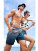 Premium Products Large Size Quick Drying Shorts, Surfing Gradient Color Beach Pants, Men's Swimming Trunks_viptrois.com