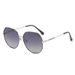 Metal New Irregular Large Frame Women's 8138 Driving Sunshade Glasses Polarized Sunglasses_viptrois.com