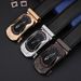 Men's Leather Belt Automatic Buckle Double Leather Casual Belt Men's Business Belt_viptrois.com