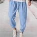 Men's Summer Casual Loose Fit Breathable Drawstring Joggers With Multiple Pockets In 14 Colors Relaxed Fit With Versatile Cuff_viptrois.com