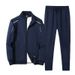 Men's Clothing Spring And Autumn Loose Two Piece Suits Dad's Spring Casual Running Sportswear_viptrois.com