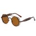 Steampunk Sunglasses - Metal Frame With Double Spring Hinges Retro Futuristic Style UV400 Protection Unisex Fashion Shades Adjustable Comfort Fit_viptrois.com