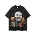 Men's Clothing Retro Spoof Oil Painting Printing Old Washed Long And Short Sleeve T Shirts_viptrois.com