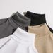 High Neck Sweater For Men, Solid Color Slim Fit Knit Sweater, Bottom Layer Sweater, T-shirt, Sweater_viptrois.com