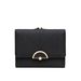 Wallet Card Cases Short Women's Wallet New Style Small Fresh Sweet Semi Circular Printing Hardware Buckle Student Three Fold Coin Purse_viptrois.com