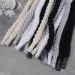 Bold Cotton Linen Twist Weave Shoelaces Solid Color Rope Shoes Laces Men Women Trendy Personality Kpop Sport Casual_viptrois.com