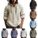 Men's Clothing Hooded Long Sleeved Jacket Fashion Trend All Match Cotton And Linen Casual Shirt_viptrois.com