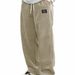 Men's Autumn New Comfortable Long Pants Loose Logo Corduroy Fabric Casual Pants_viptrois.com