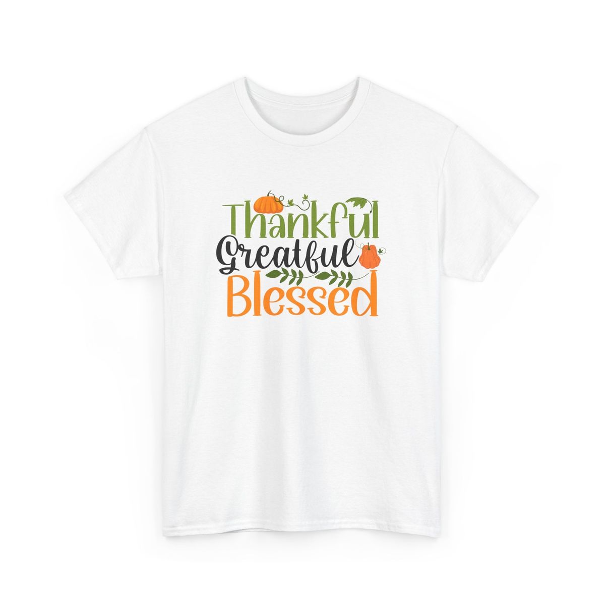 Fall Aesthetic T-Shirt Mens Womens Tees Top | Autumn Leaves Shirt | Thankful Greatful Blessed Tee_viptrois.com