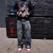 Men's Clothing Pullover Hoodie Top Loose Dark Retro Sweater_viptrois.com