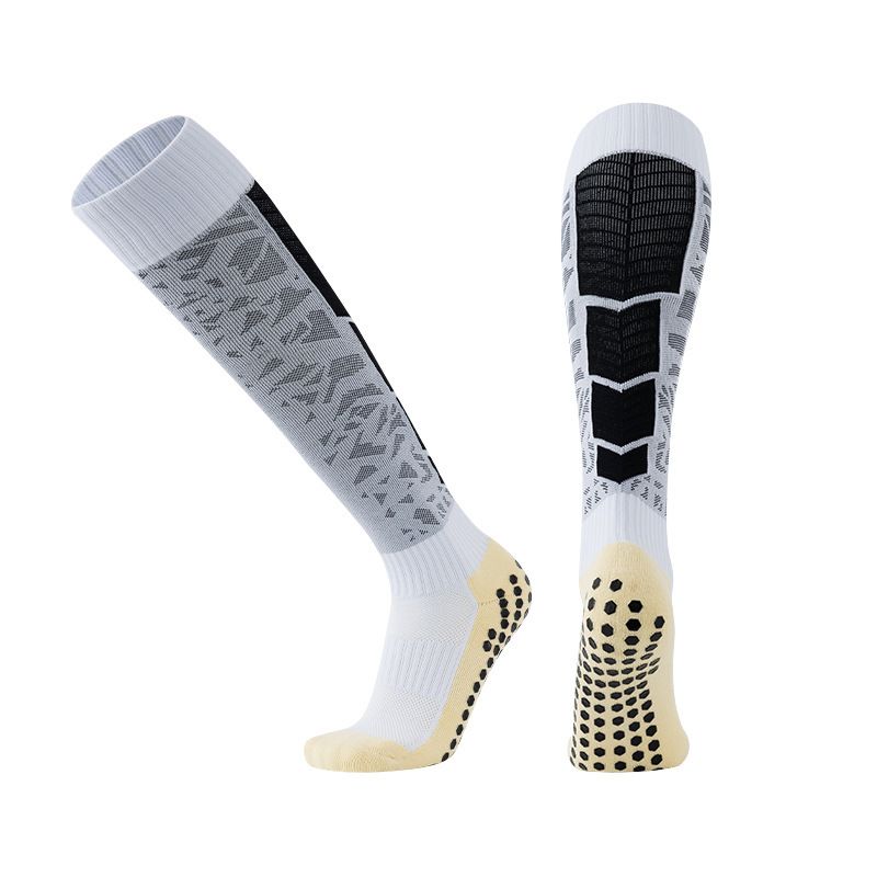 Football Socks Long Over The Knee Football Socks With Thickened Towel Soles, Non Slip And Wear Resistant Socks With Glue_viptrois.com