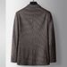 CT Men's Casual Suit 2025 Spring Autumn Houndstooth Business Single-Breasted Solid Color Korean Style Blazer Jacket_viptrois.com