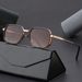 Men's Sunglasses New Fashion Glasses Leisure Cool Travel Driving Sunglasses Advanced Square Anti Ultraviolet Sunglasses_viptrois.com