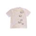 Heavyweight Pure Cotton Oversized Cat Print Loose Short Sleeved T-Shirt For Couples Women And Men_viptrois.com