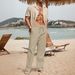 Men's Cotton Linen Drawstring Trousers - Literary Retro Style Casual Pants | Breathable Comfortable Loose Fit Summer Pants_viptrois.com
