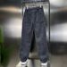 Men's Clothing Fashion Brand Jacquard Knitted Chenille Plaid Casual Pants Men's Spring And Autumn New Loose Fashion All Match Straight Pants_viptrois.com