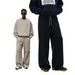 Nordmann Jie Zhan Men's Clothing|fog Straight Fleece Sweatpants 25 Autumn Winter Trendy Brand New 365G American Street Style_viptrois.com
