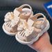 Children's Sandals New Style Closed Toe Summer Girls Baby Infant 1 3 Years Old Non Slip Soft Sole Home Outdoor Wear Toddler Shoes_viptrois.com