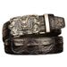 Crocodile pattern men's leather belt personality dragon head retro dragon claw automatic buckle leather belt trouser belt_viptrois.com